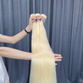 613 Bundles with ClosureStraight Closure Hair Raw Indian Blonde Remy Wavy Hair Closurewholesale Silk Lace Hair Extension