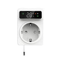Smart Wi-Fi LED Thermostat Socket for 16A for Apartment Cooling and Heating Temperature Control