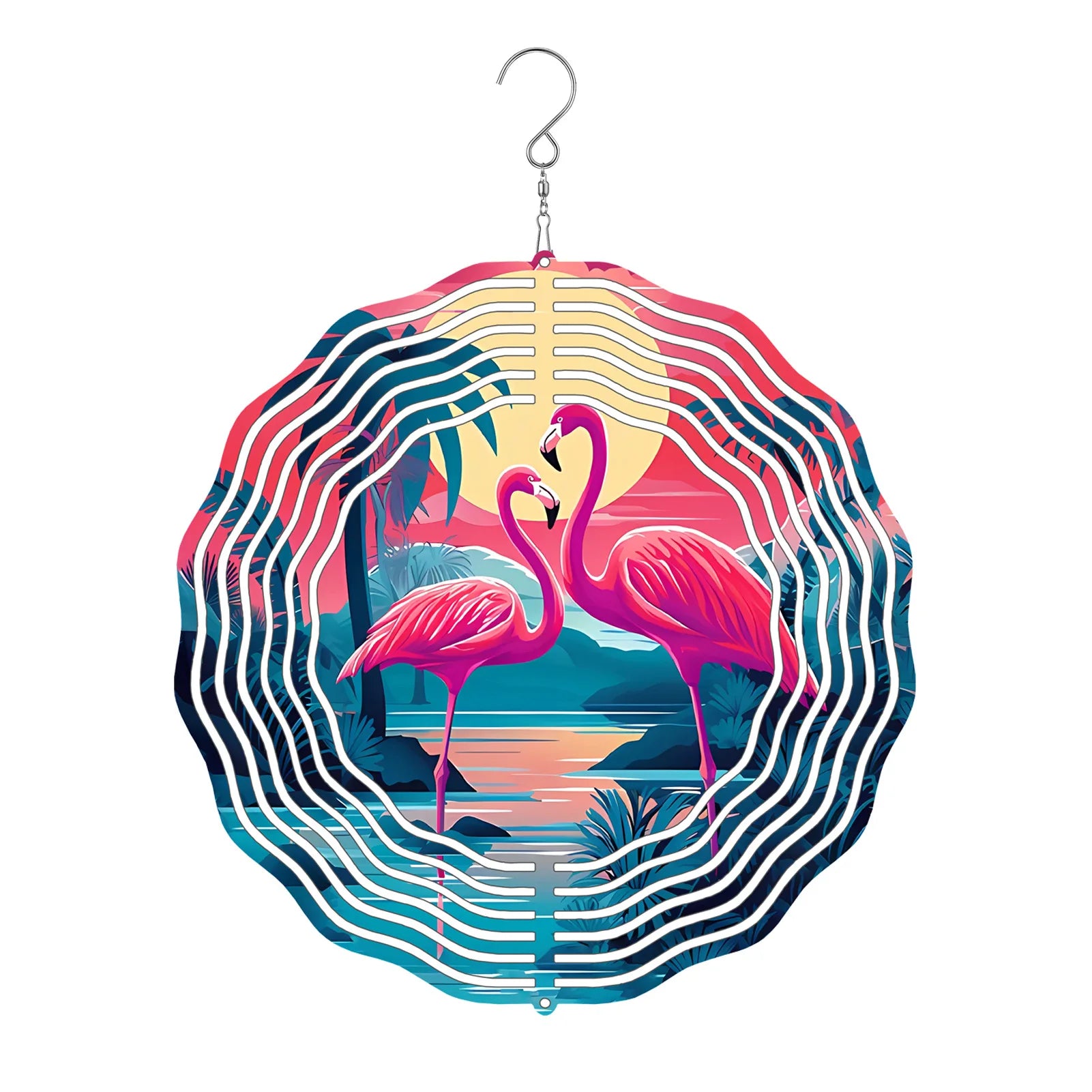 6inch Factory Direct Large Wind Spinner Sublimation  Kinetic Prosub Swivel with CE Certificate Outdoor Garden Wall Decoration