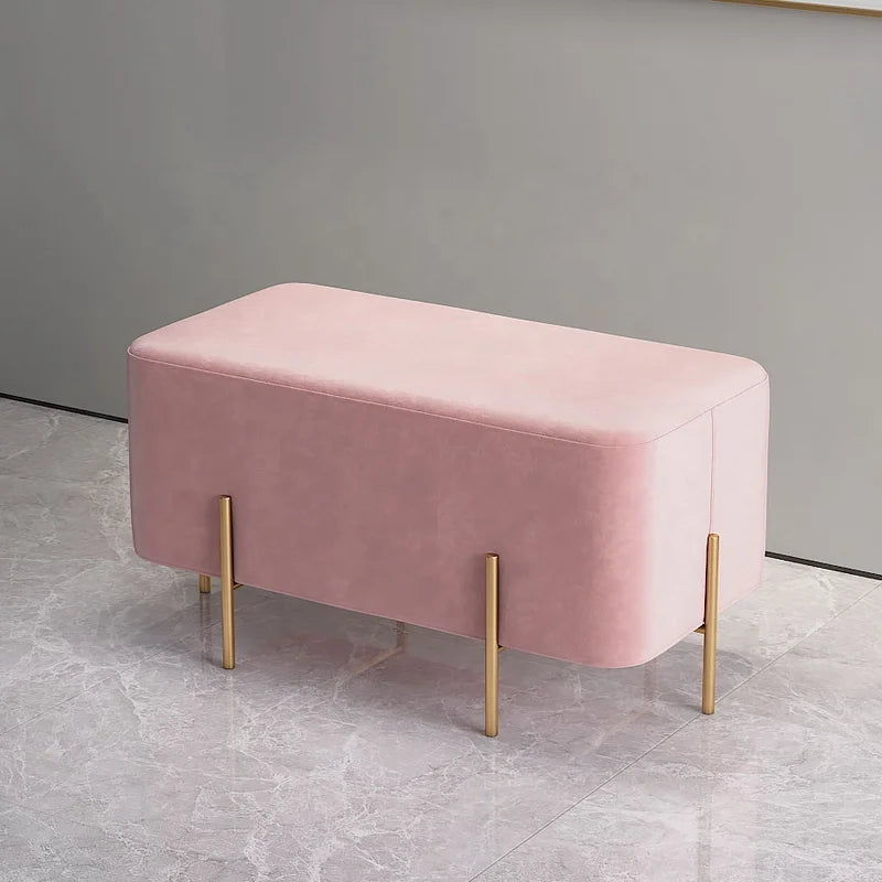 Nordic Shoe Changing Stool Home Entrance Living Room Sofa Small Stool Bedroom Bed End Entrance Long Stool