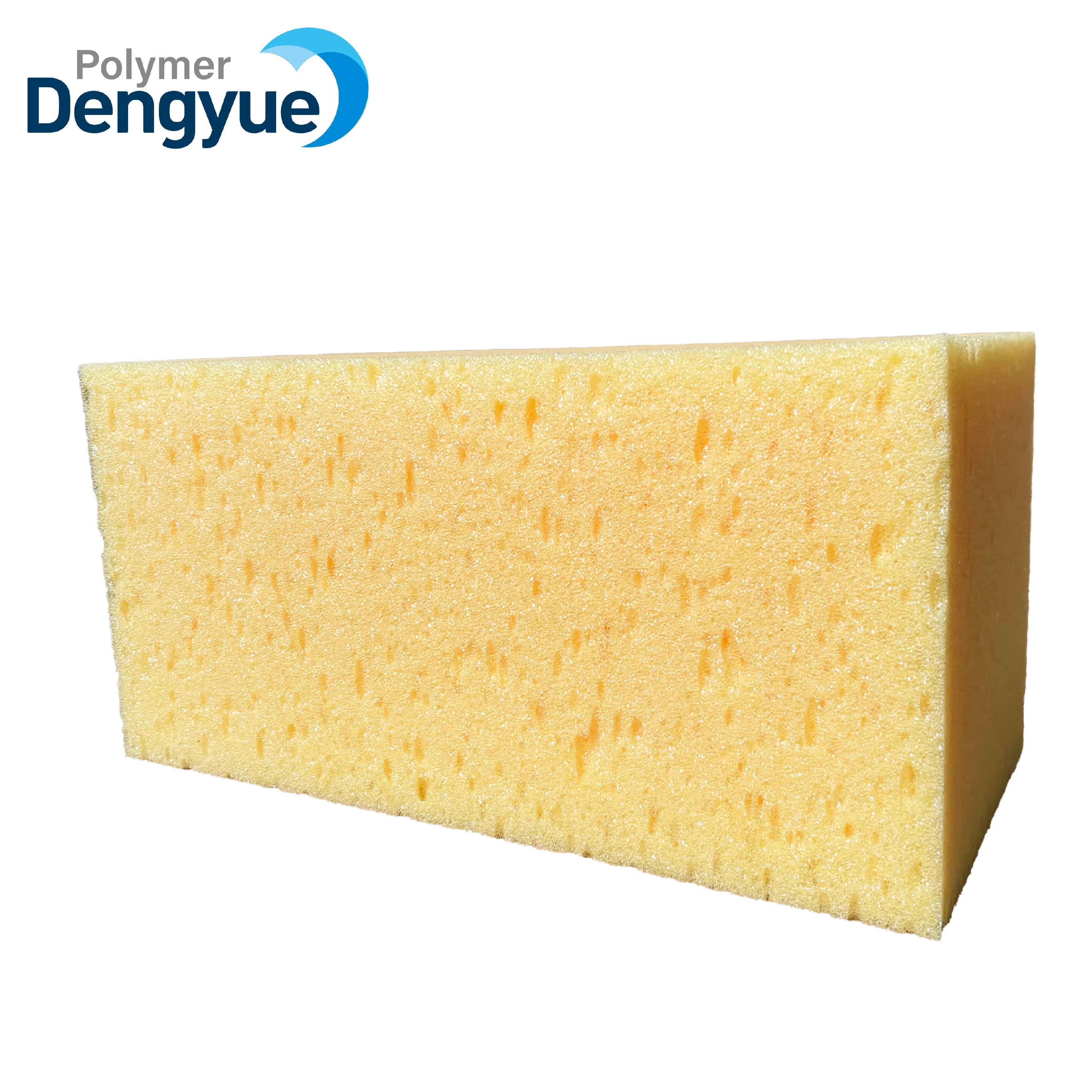 Clean Cellulose Yellow Sponge Car Floors Soft Dish Washing Sponge