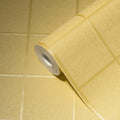 Made in Germany - Sale Wallpaper Rolls Geometric Gold Yellow Non Woven Vinyl Wallpaper Stock Clearance - 1005 x 053 m