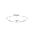 SL2046 S925 Sterling Silver Heart Bracelet Fine Jewelry Silver Adjustable Bracelet for Women Girl Female Valentine's Day Gift