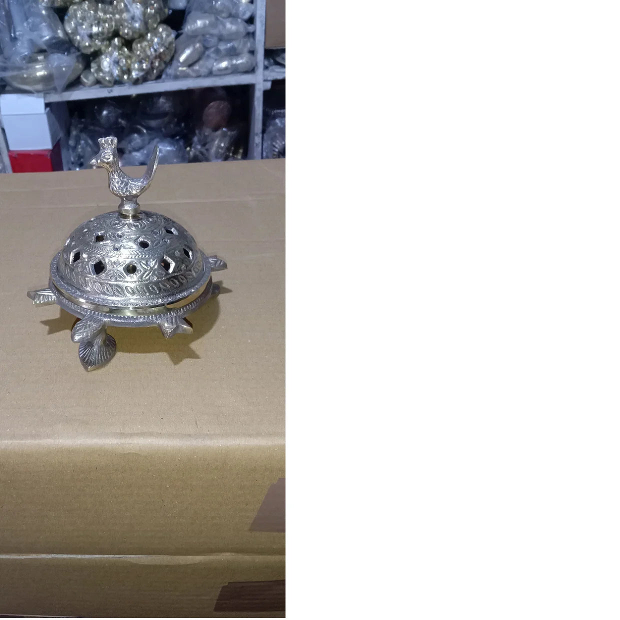 Custom Made Silver Religious Eco-Friendly Durable Incense Holders Engraving for Home Decoration Incense Supply Stores Summer
