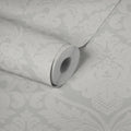 Made in Germany - Wallpaper Rolls White Metallic - Non Woven Vinyl - Wallpaper Home Decoration - 1005 X 053 m