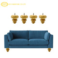 OEM Custom Premium Solid Wood Furniture Feet Modern Design Durable Outdoor Bedroom Dining/Kitchen Living Low MOQ Ready Ship