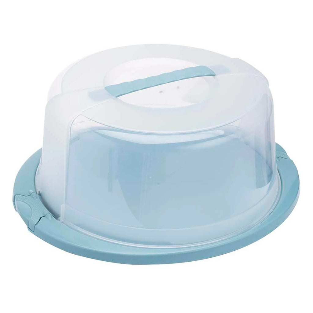 Round container for storing and transporting cakes Nordic blue