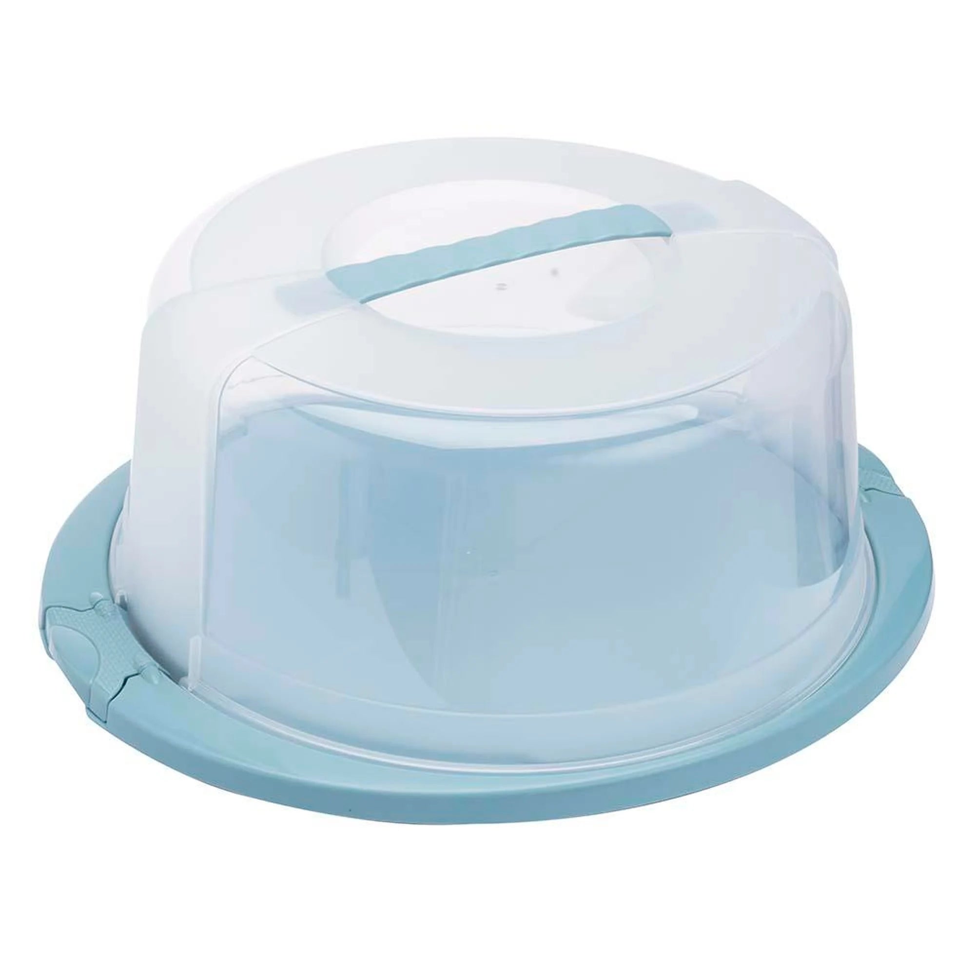 Round container for storing and transporting cakes Nordic blue