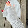 Premium Gray Women's Seamless Streetwear Gloves High Quality Turkish Textile Casual Sporty Stylish Winter Hand Warmer
