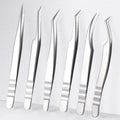 MASSA Professional High Precision Wavy Shape Grafting Eyelash Extension Tweezers Custom Supported with Pointed Tip