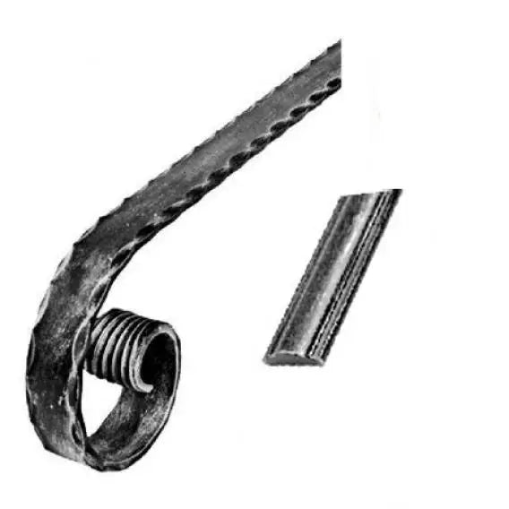 Wrought Iron Elements Beginning of the Current Hand for Gate Fence Railing Handrail Balustrade