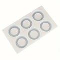 6 Cavity 3D Silicone Mousse Cake Mold for DIY Cake Decorating and Baking Irregular Round Chocolate