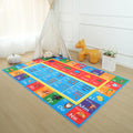 2024 Hot Sale Microfiber Washable Cozy Children's Rugs Soft Alphabet Educational Classroom Rug