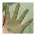 YX133 Environmental Certification 135gsm 100% Polyester Rpet Fabric Recycled Hard Mesh Fabric for Cap Bags