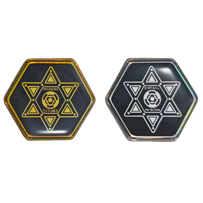 Newest 5G EMF Protection Quantum Shield Anti Radiation Silicone Stickers for Mobile Phone