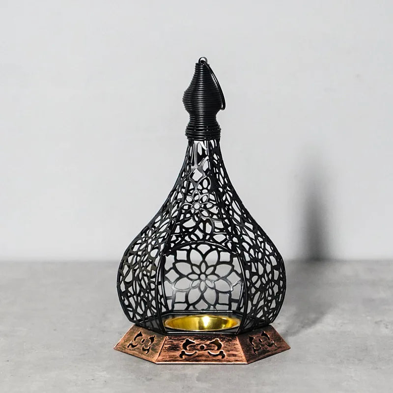 Metal Religious Lantern Spiritual Decorative Candle Holder for Sacred Spaces Other Genres of Candle Holders Jars
