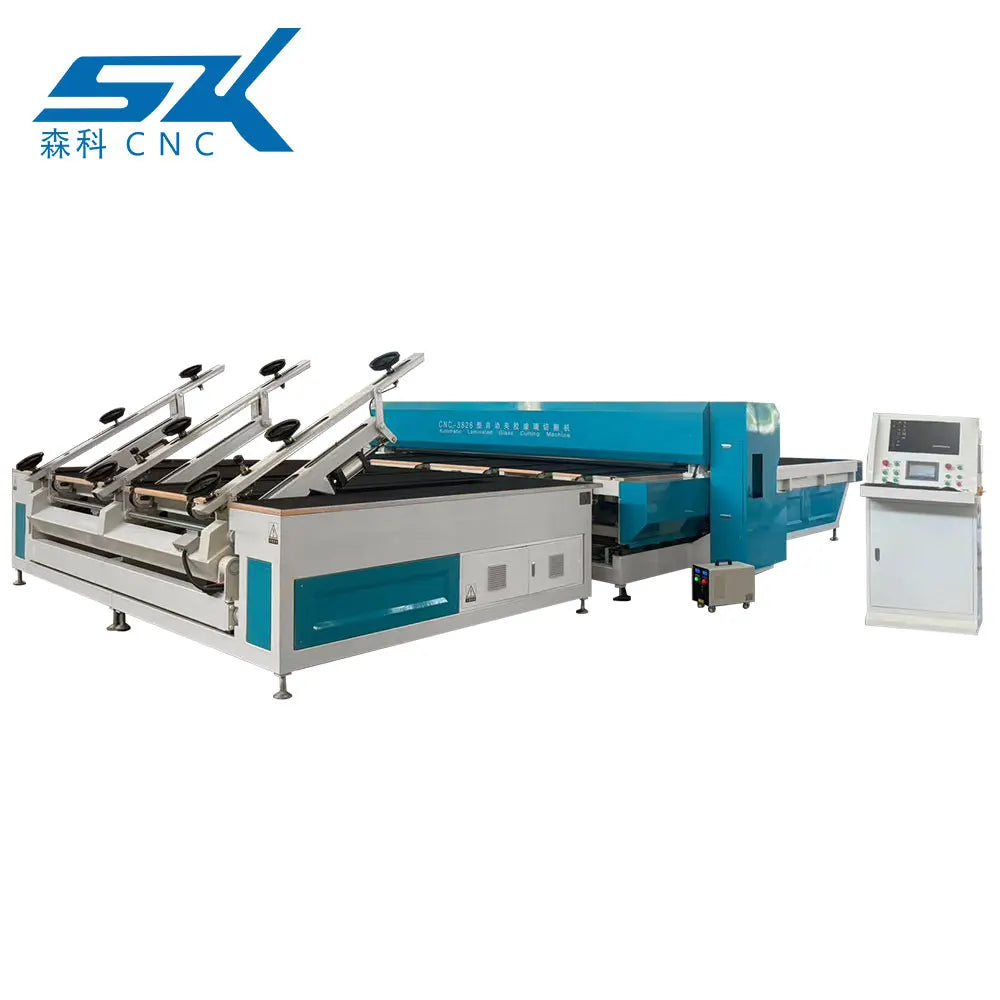 3660*2800MM Custom Automatic Laminated Glass Cutting Table Float Glass Cutting Tilt Glass Loading Table Price