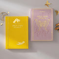 LABON Colorful Self Care Journal with Gold Foil Hardcover Daily Guided Wellness Diary Notebook Emotional Growth Reflection Gift