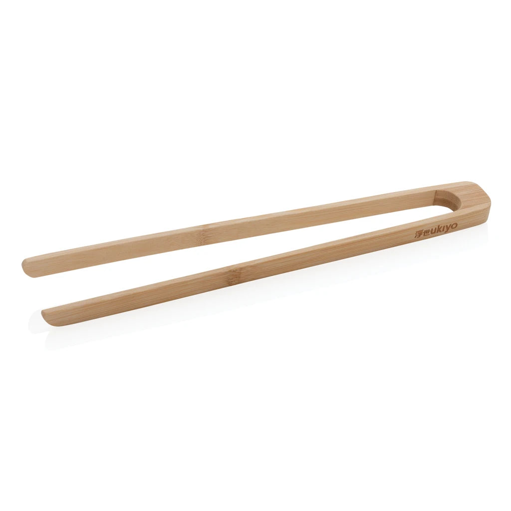 Ukiyo Bamboo Serving Tongs Eco-Friendly Cooking Tool