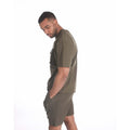 Comfortable Fashionable Sand-like Fabric Imperio Design Men's Pocket T-Shirt Velcro Closure Breathable Short Sleeve Regular Fit