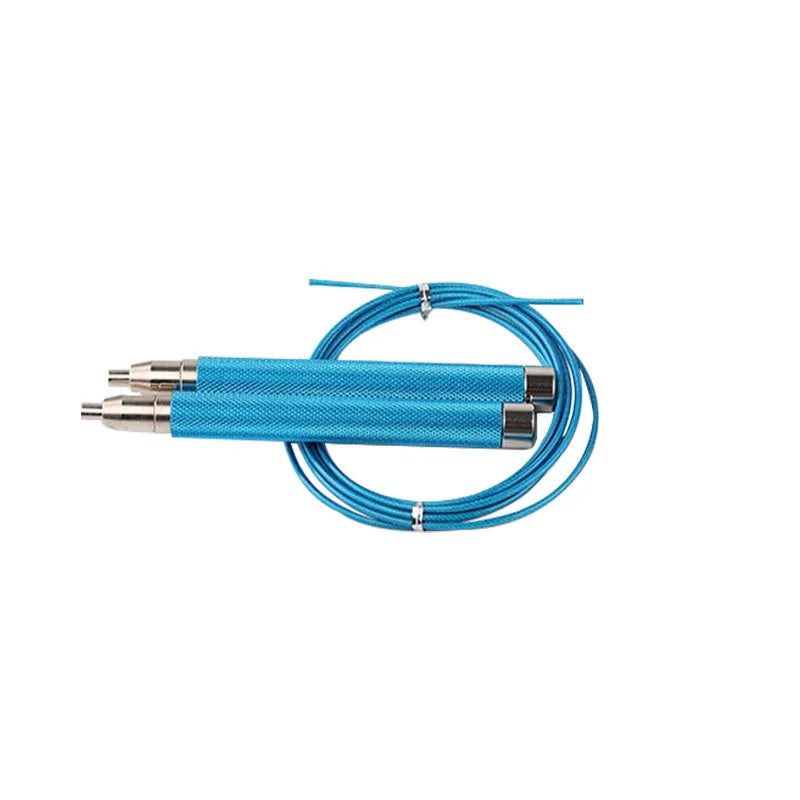 NQ SPORTS Wholesale 3meters Logo Silicone Fitness Speed Easy Locked  Steel Wire PVC Cable Adult Skipping Jump Rope