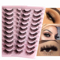 Free Sample Own Brand Wholesale Vendor 5D Fluffy Full Strip Eyelashes Faux Mink Eyelash