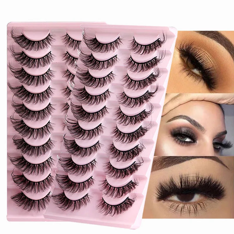 Free Sample Own Brand Wholesale Vendor 5D Fluffy Full Strip Eyelashes Faux Mink Eyelash