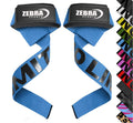 Custom Made ZEBRA SPORTS LS-317 Gym Straps Silicone Gel Printing Weightlifting Cotton Foam Padded Adjustable Unisex Strap