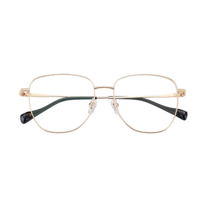 Women's Fashion Titanium Eyeglass Frames Classic Retro Style Prescription Eye Glasses From China Diamond Face Shape Match