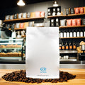 AT PACK 340 Gram Coffee Bag 500g 1KG Bolsa Para Cafe Flat Bottom Coffee Bag With Valve and Zipper Biodegradable Coffee Packaging