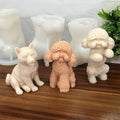 3D Shiba Dog Candle Mold Animal Silicone Mold for Chocolate Candy Soy Wax Candle Soap Plaster Resin Art