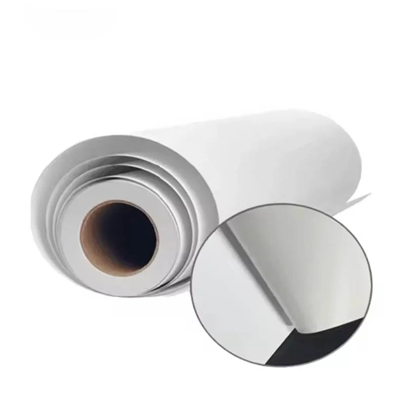 Wholesale KUNMAO YS2510214 PVC Self Adhesive Vinyl 120g 140g White Glossy Matte Eco Solvent Printable Roll