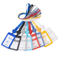 Lebei Custom Logo Durable Eco-Friendly Silicone ID Card Holder Name Tag Lanyard with Multi-Printing (Silk Screen Embossing)