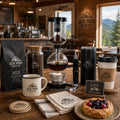 AT PACK Branded Packaging for Coffee Shops Custom Logo Commercial Siphon Maker Set Vacuum Coffee Cup Mugs and Café Accessories MegaBDM