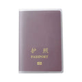 2025 Wholesale Transparent Passport Holder ID Card Waterproof Travel PVC Clear Passport Holder for Business