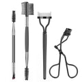 Factory Direct Eyebrow Eyelash Comb Makeup Brushes 4pcs Eyelash Curler Grooming Kit Eyelash Extension Brush MegaBDM