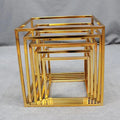 2026 Hot Sale 5pcs Gold Geometric Centerpieces for Wedding