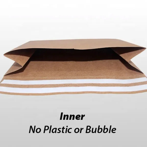Custom Eco-Friendly 100% Recyclable Kraft Bag Strong Brown Kraft Paper Padded Envelope Print Biodegradable Clothing Packaging