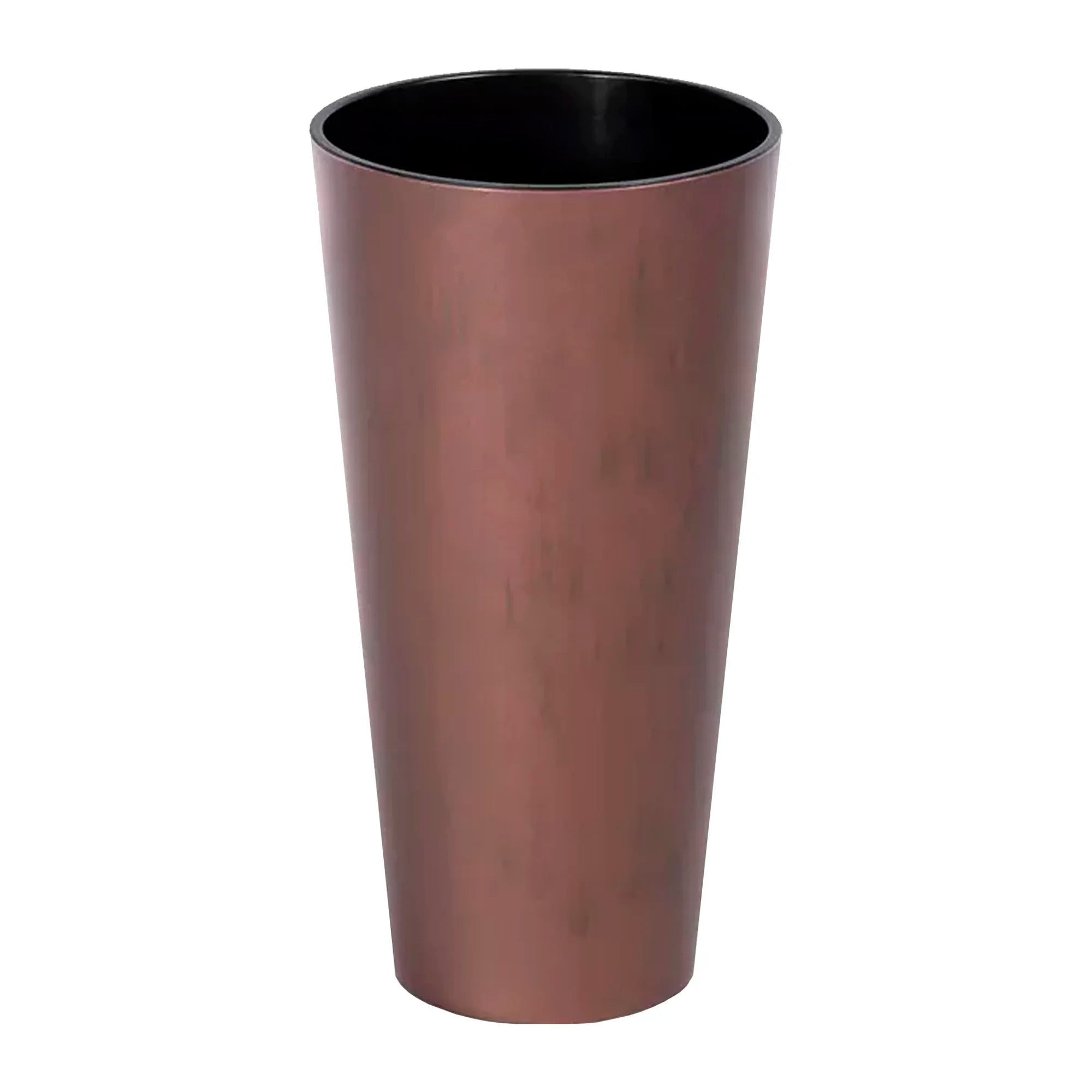 TUBUS SLIM CORTEN 15.5L. planter dimensions (mm) 250x250x476 copper color