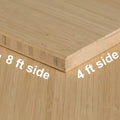 20mm Side Pressed Natural Caramel Bamboo Panel WBP Glue E0 Formaldehyde for Furniture and Interior Decoration