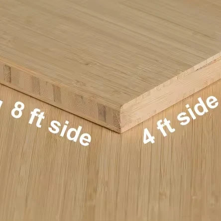 20mm Side Pressed Natural Caramel Bamboo Panel WBP Glue E0 Formaldehyde for Furniture and Interior Decoration