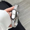 2025 Stainless Steel Breathable Smart Watch Bracelet Strap Adjustable and Comfortable for Xiaomi Band 9NFC