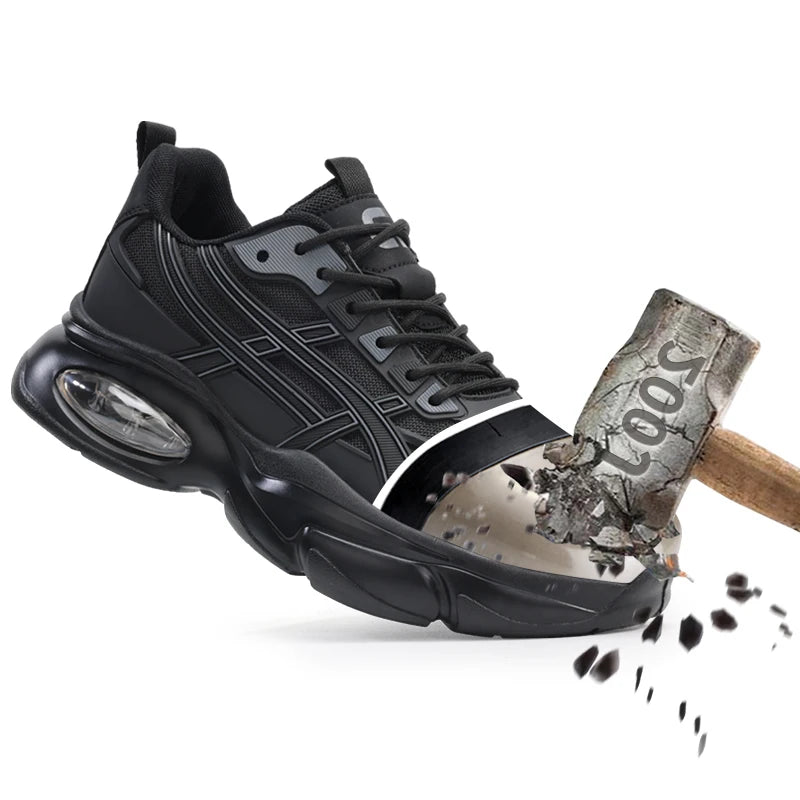 GUYISA Custom Safety Shoes Safety Shoes for Men Rubber and Plastic New Fashion air Cushion Shoes MegaBDM