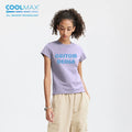 COOLMAX ActiveFit Women's Sporty T-Shirt for Spring Summer Customizable Quick-Dry Performance UV Protection for Outdoor Sports