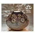Experience Serene Lighting: HIGH QUALITY BEST SELLING Gourd Table Lamps. Unique Natural & AVAILABLE Globally - BLUE LOTUS