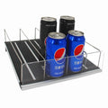 RTS Store Gravity Feed Shelving Roller Rack Beverage Fridge Shelf