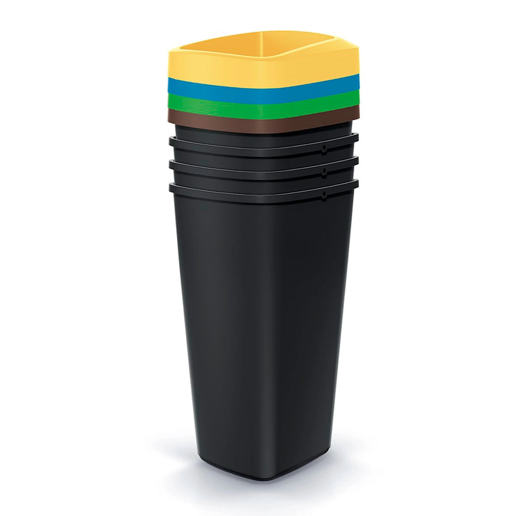 KEDEN Set of 4 recycling bins 25L each.