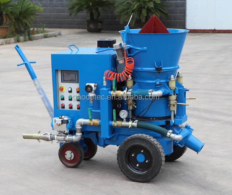 Gunning Machine With Bag Cutter and High Hopper for Refractory Maintenance Job