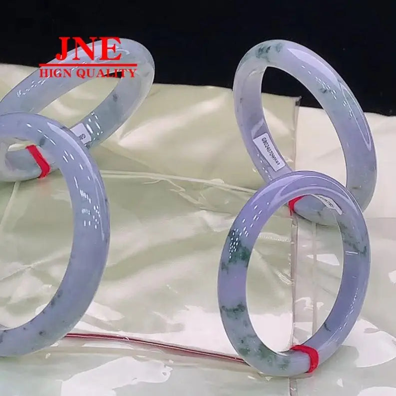 Exquisite Workmanship No Crack Violet Positive Ring Jade Bracelet Myanmar Jade Natural a Type Factory Wholesale MegaBDM