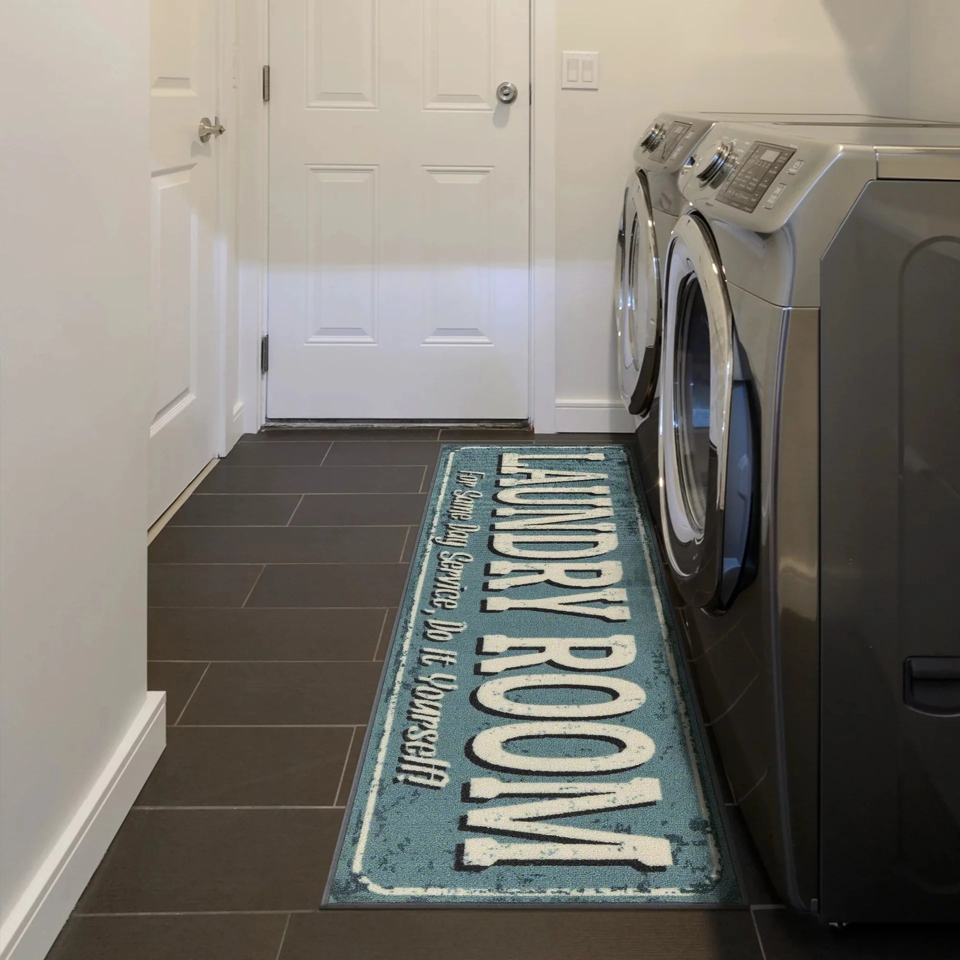 Machine Made American Style Household Laundry Room Absorbent Long Foot Mat Stain Resistance Absorption Mat